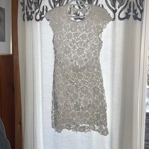 Lulus Floral Lace Dress